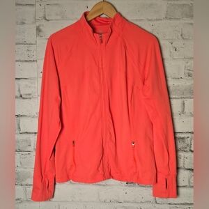 GapFit Coral Full Zip Jacket Size XL | Women’s Activewear Lightweight Layer